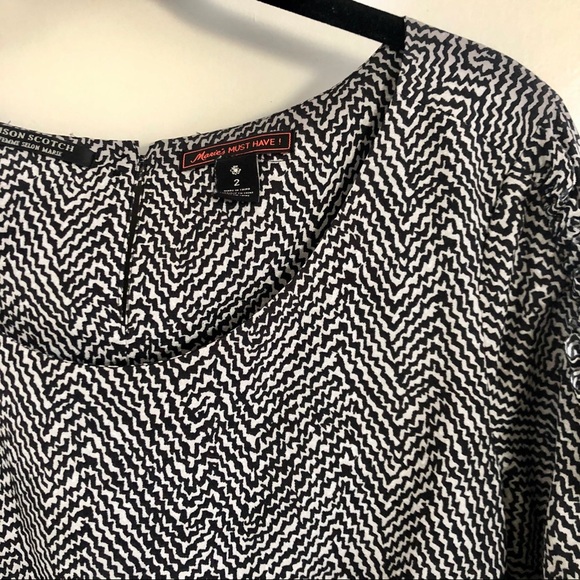 ⭐️ Scotch and Soda black and white patterned dress - Picture 2 of 5
